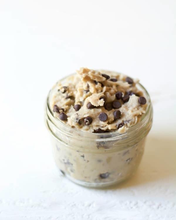 gluten-free, high protein, healthy cookie dough