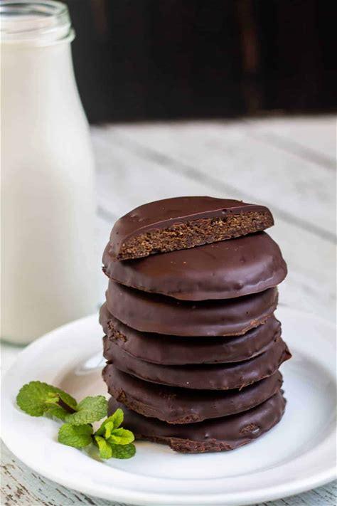 gluten-free, sugar-free, mint protein cookies