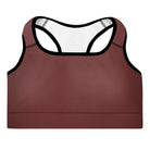 Auburn Red Padded Sports Bra - Funfitti Apparel