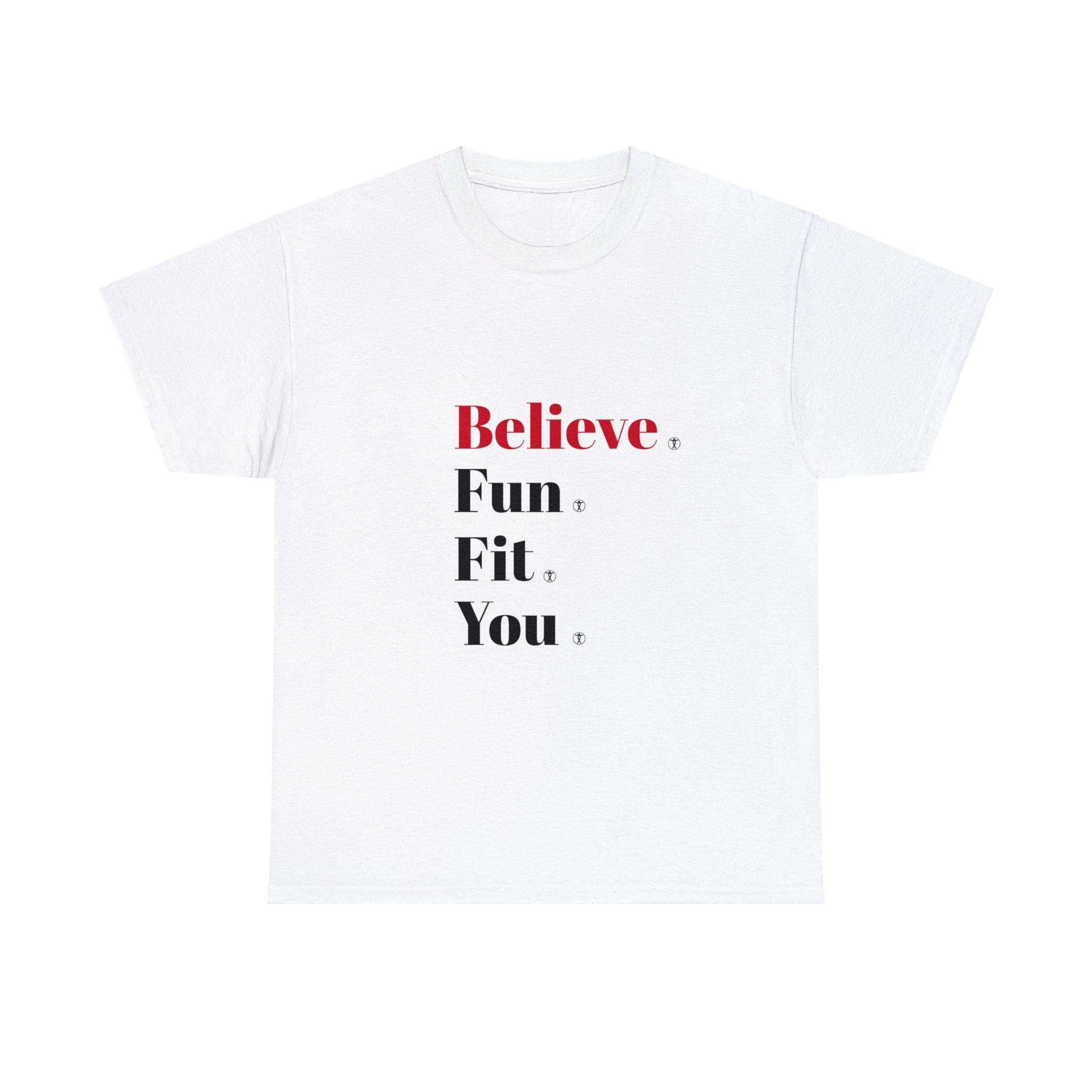 "Believe" Heavy Cotton Tee - Funfitti Apparel