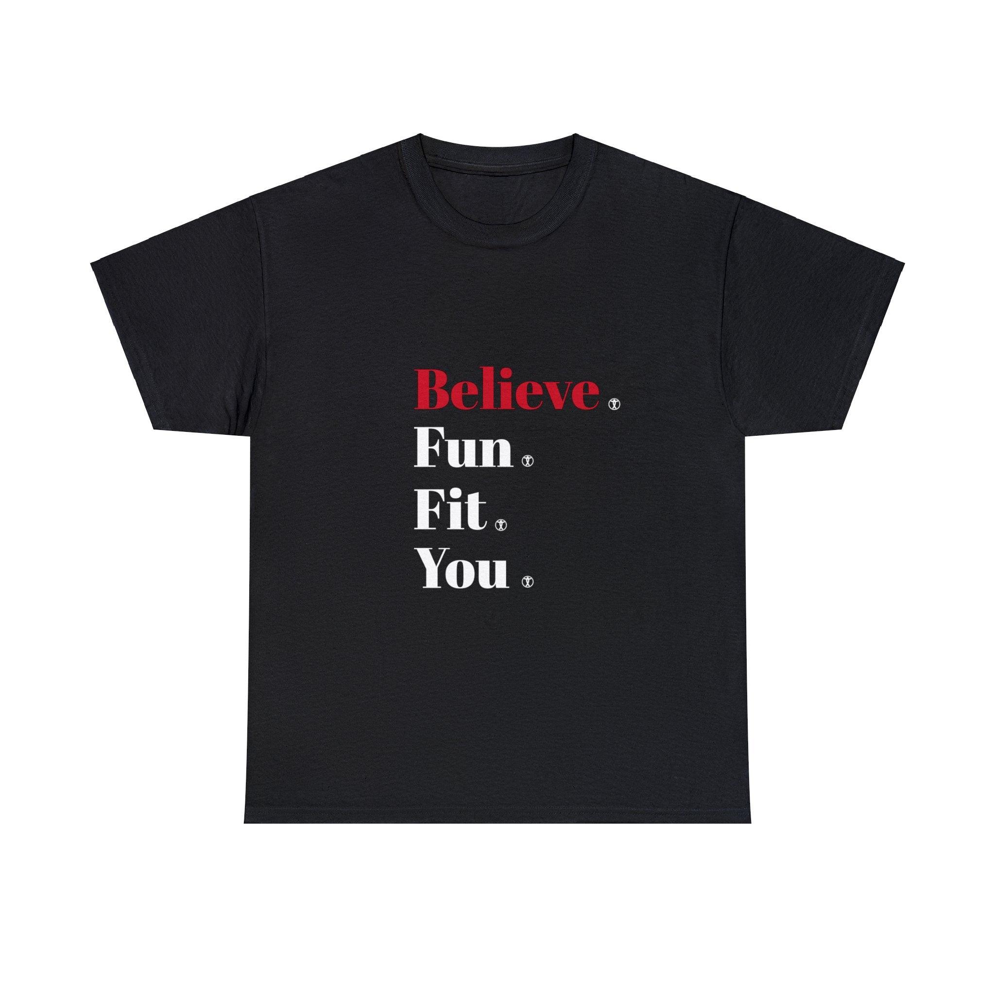 "Believe" Heavy Cotton Tee - Funfitti Apparel