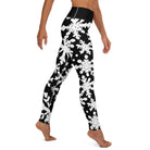 Black & White Christmas Yoga Leggings - Funfitti Apparel