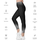 Black Sky Leggings with pockets - Funfitti Apparel