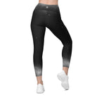 Black Sky Leggings with pockets - Funfitti Apparel