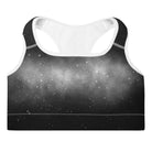 Black Sky Padded Sports Bra - Funfitti Apparel