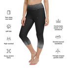 Black Sky Yoga Capri Leggings - Funfitti Apparel