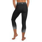 Black Sky Yoga Capri Leggings - Funfitti Apparel