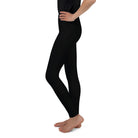 Black Youth Leggings - Funfitti Apparel