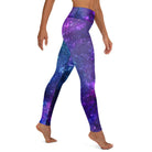 Blue & Purple Galaxy Yoga Leggings - Funfitti Apparel