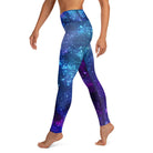 Blue & Purple Galaxy Yoga Leggings - Funfitti Apparel