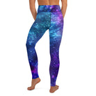 Blue & Purple Galaxy Yoga Leggings - Funfitti Apparel