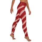 Candy Cane Yoga Leggings - Funfitti Apparel