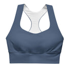 Cello Blue Longline sports bra - Funfitti Apparel