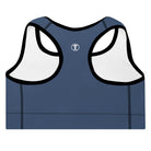 Cello Blue Padded Sports Bra - Funfitti Apparel