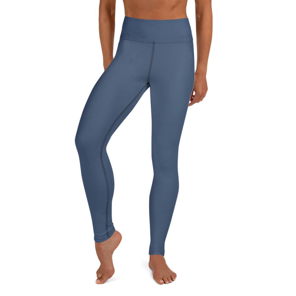 Cello Blue Yoga Leggings - Funfitti Apparel