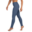 Cello Blue Yoga Leggings - Funfitti Apparel