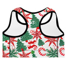 Christmas Tree Padded Sports Bra - Funfitti Apparel