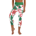 Christmas Tree Yoga Capri Leggings - Funfitti Apparel