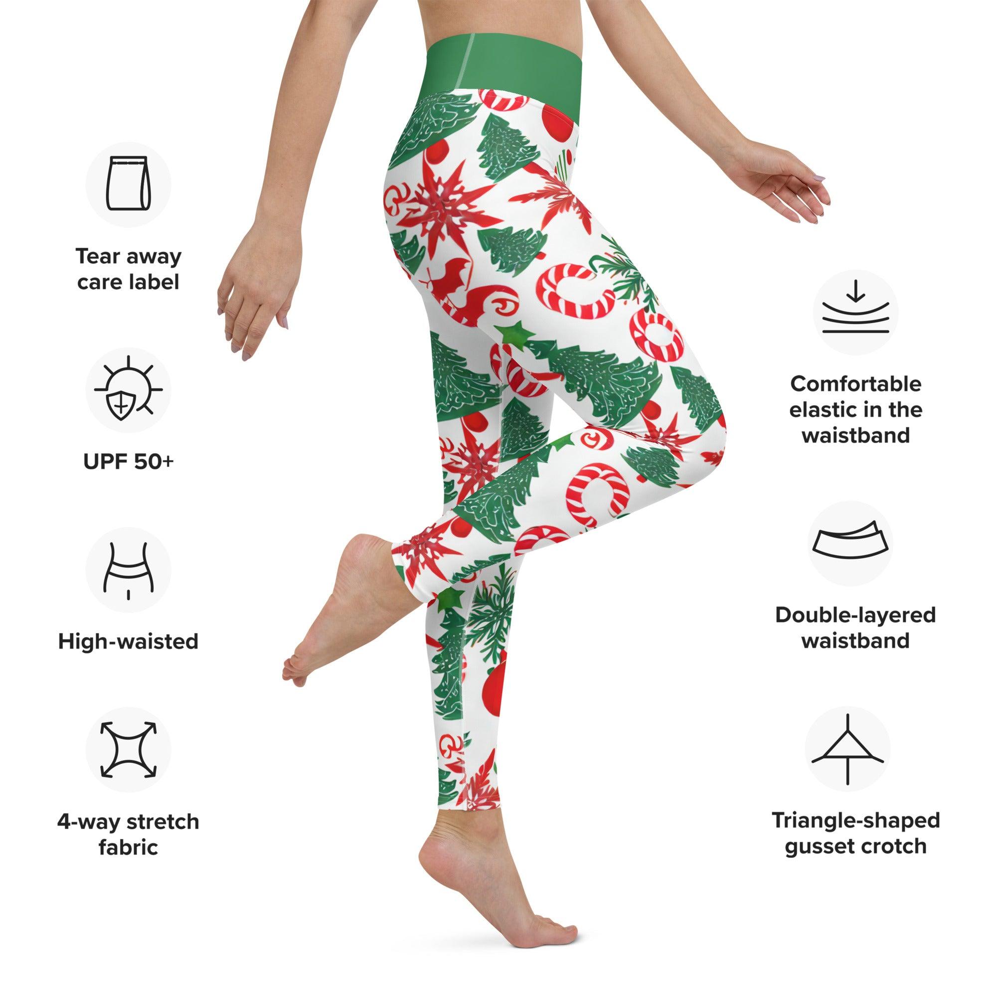 Christmas Tree Yoga Leggings - Funfitti Apparel