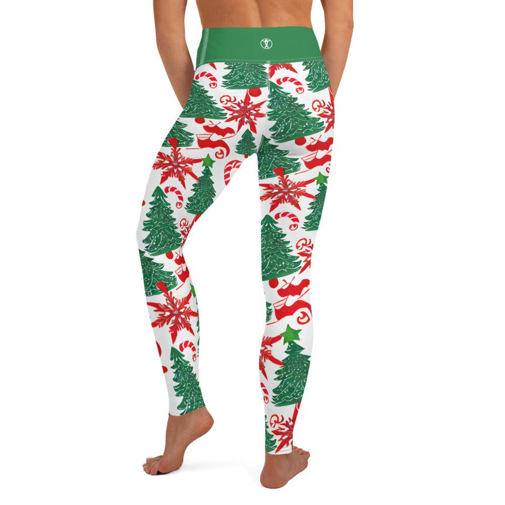 Christmas Tree Yoga Leggings - Funfitti Apparel