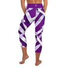 Christmas Wrapping Yoga Capri Leggings - Funfitti Apparel