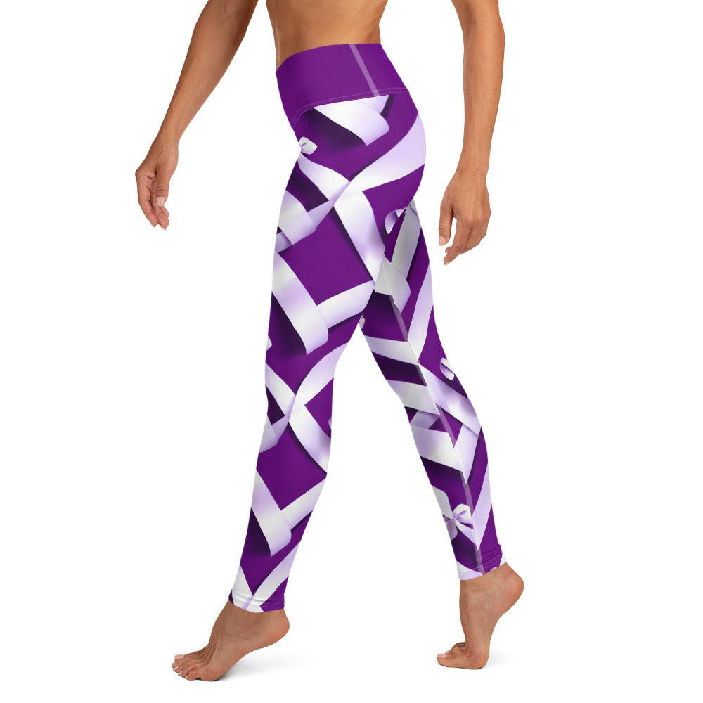 Christmas Wrapping Yoga Leggings - Funfitti Apparel