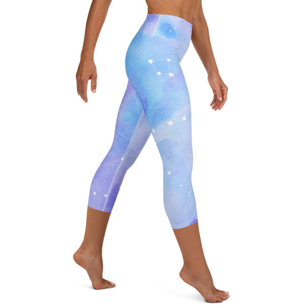 Constellation Yoga Capri Leggings - Funfitti Apparel