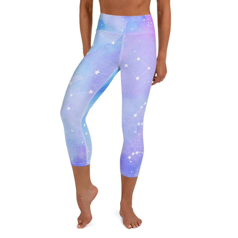 Constellation Yoga Capri Leggings - Funfitti Apparel