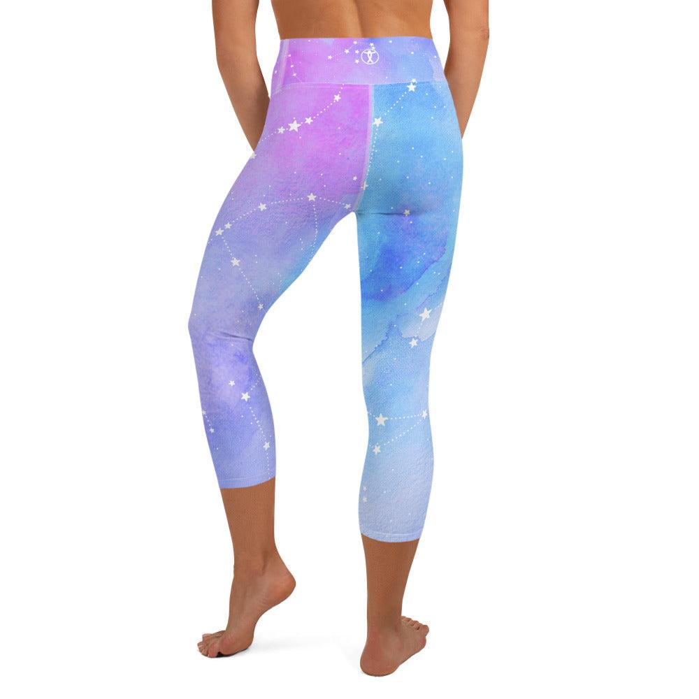 Constellation Yoga Capri Leggings - Funfitti Apparel