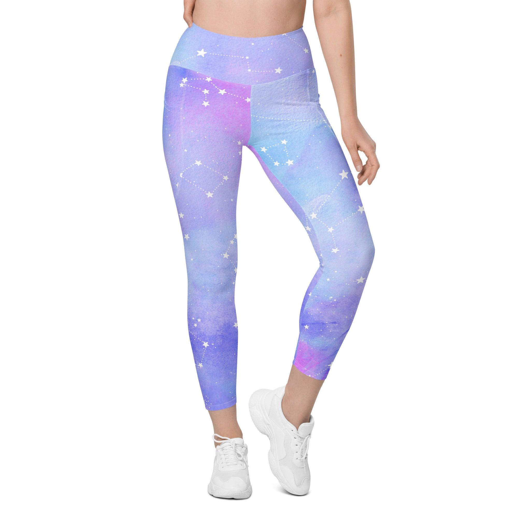 Constellations Leggings with pockets - Funfitti Apparel