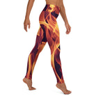 Dancing Flames Yoga Leggings - Funfitti Apparel