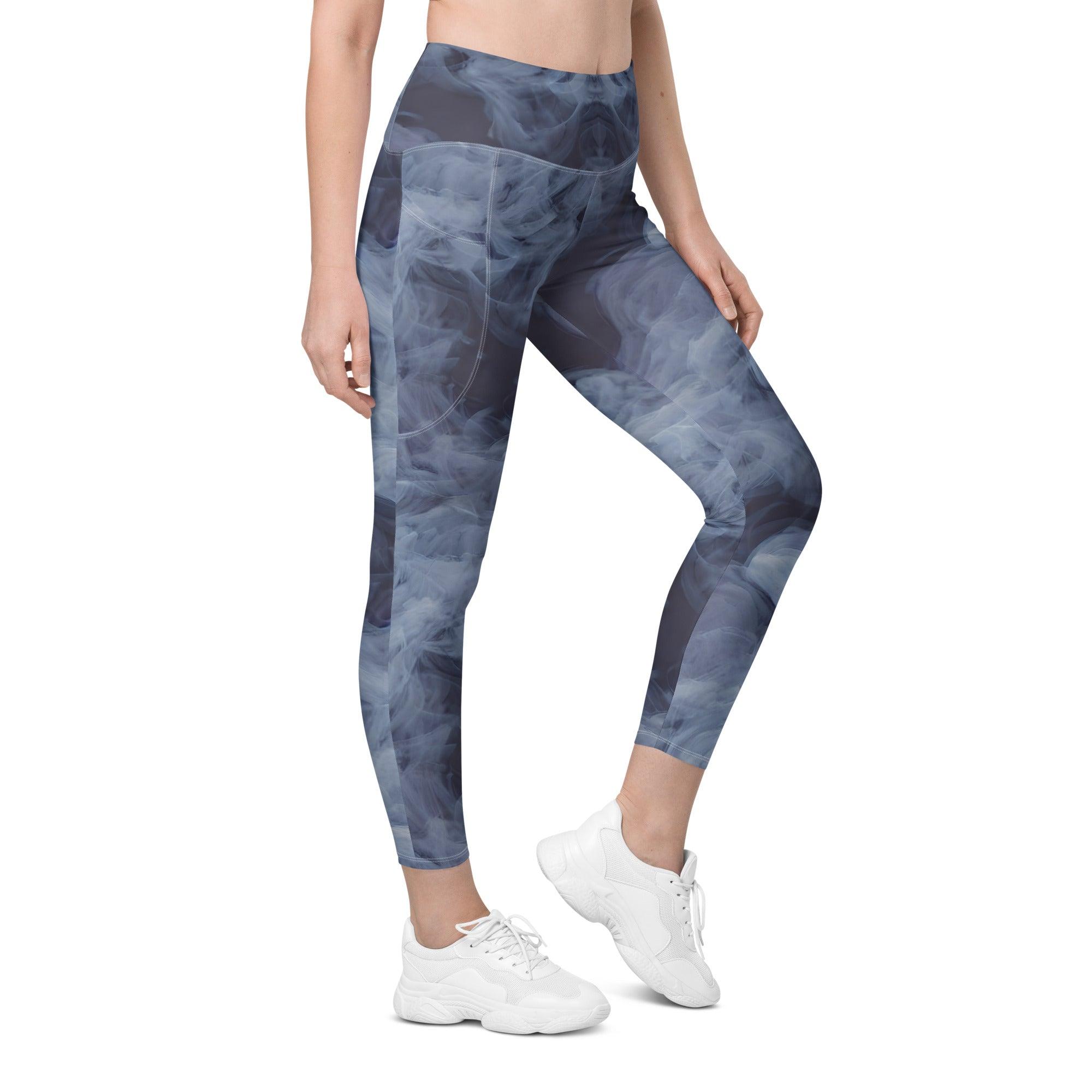 Floating Sky Leggings with pockets - Funfitti Apparel