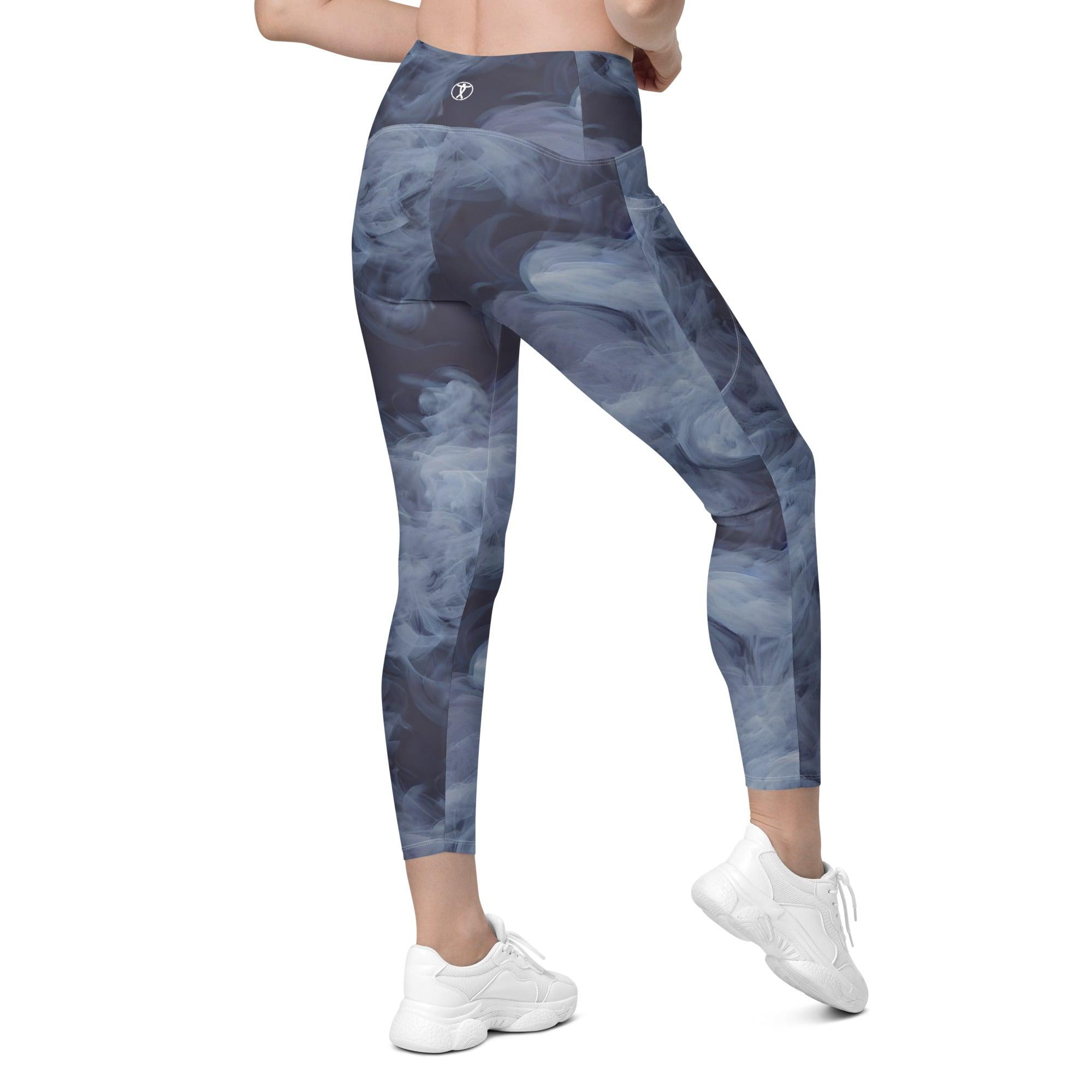 Floating Sky Leggings with pockets - Funfitti Apparel