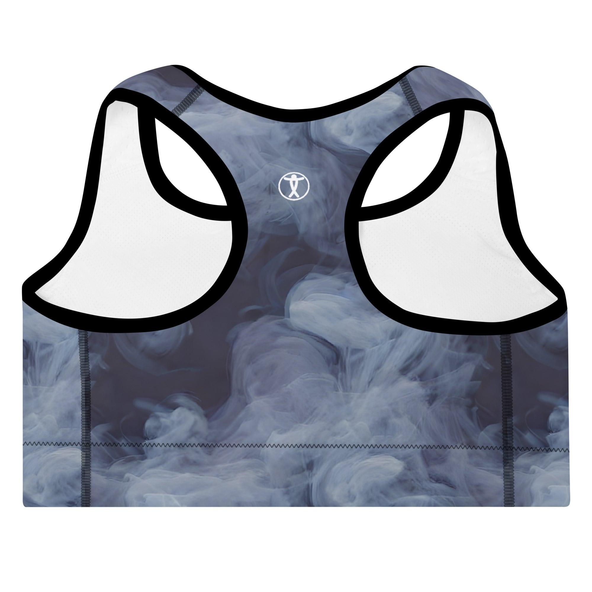 Floating Sky Padded Sports Bra - Funfitti Apparel