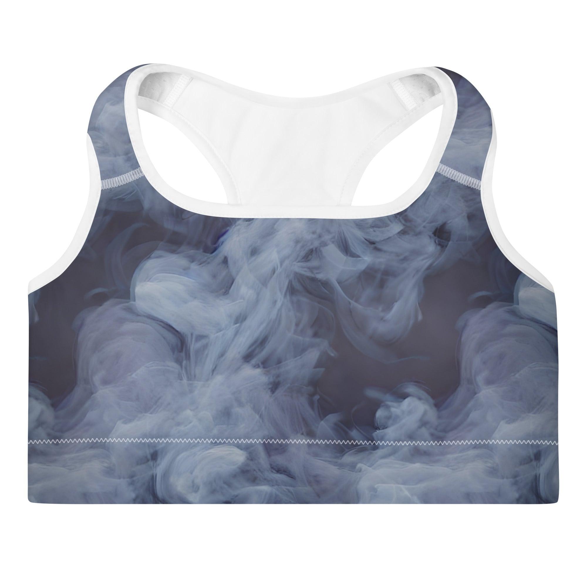 Floating Sky Padded Sports Bra - Funfitti Apparel