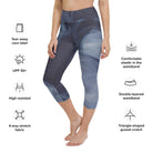 Floating Sky Yoga Capri Leggings - Funfitti Apparel