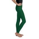 Forest Green Youth Leggings - Funfitti Apparel