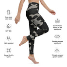 Gray Camo Yoga Leggings - Funfitti Apparel