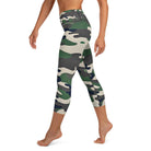 Green Camo Capri Leggings - Funfitti Apparel