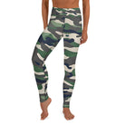 Green Camo Yoga Leggings - Funfitti Apparel