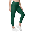 Green Envy Leggings with pockets - Funfitti Apparel