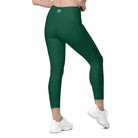 Green Envy Leggings with pockets - Funfitti Apparel