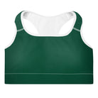 Green Envy Padded Sports Bra - Funfitti Apparel