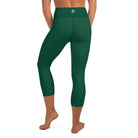 Green Envy Yoga Capri Leggings - Funfitti Apparel