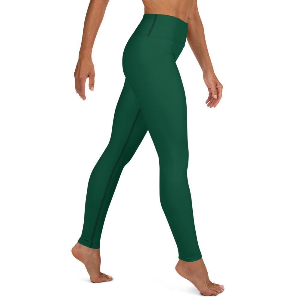 Green Yoga Leggings - Funfitti Apparel