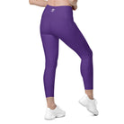 Indigo Leggings with pockets - Funfitti Apparel