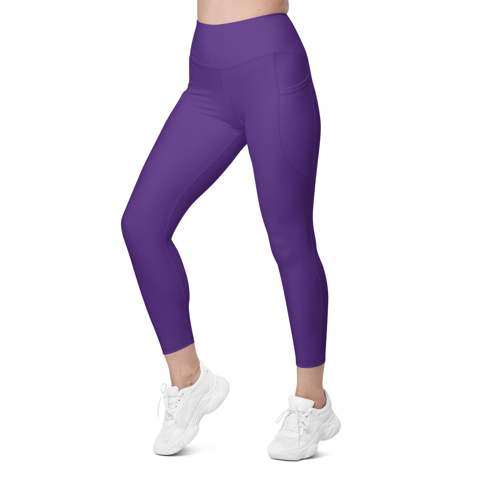 Indigo Leggings with pockets - Funfitti Apparel