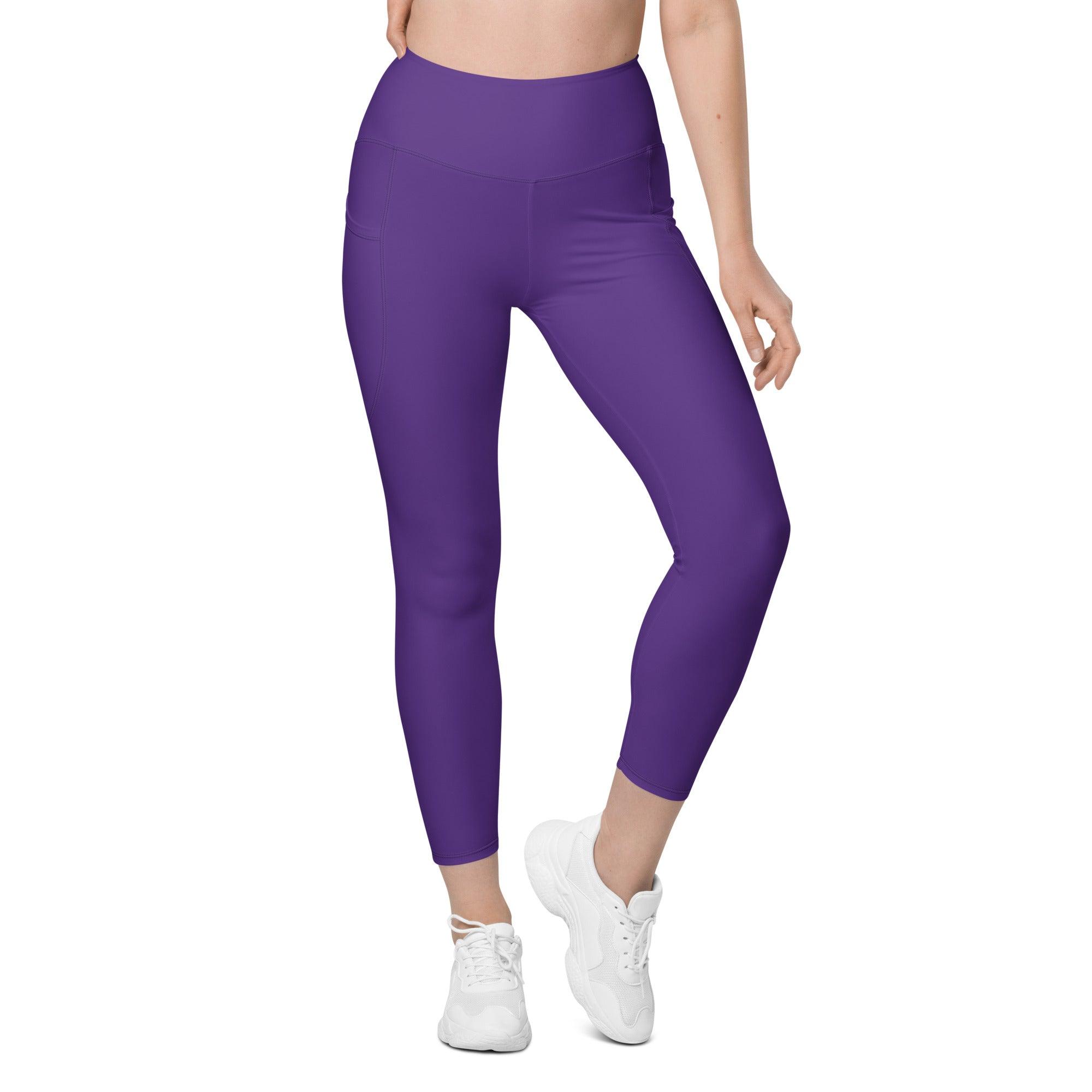 Indigo Leggings with pockets - Funfitti Apparel