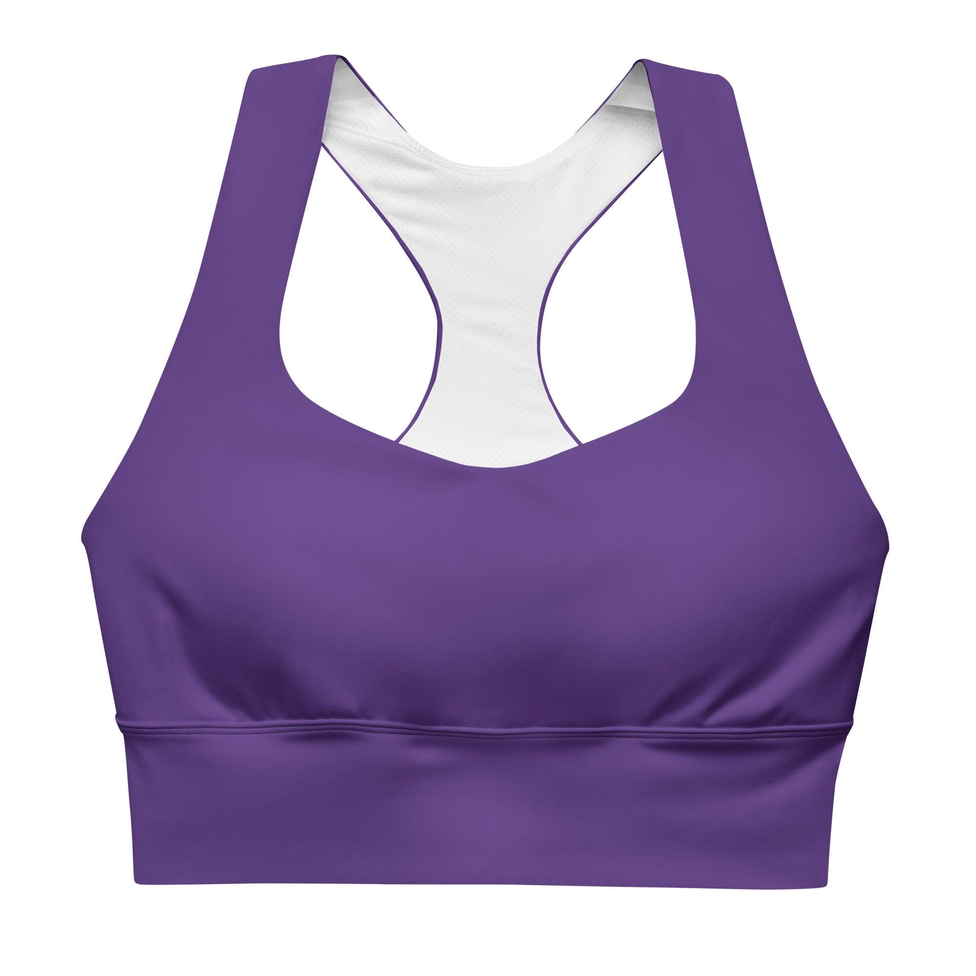 Indigo Longline sports bra - Funfitti Apparel