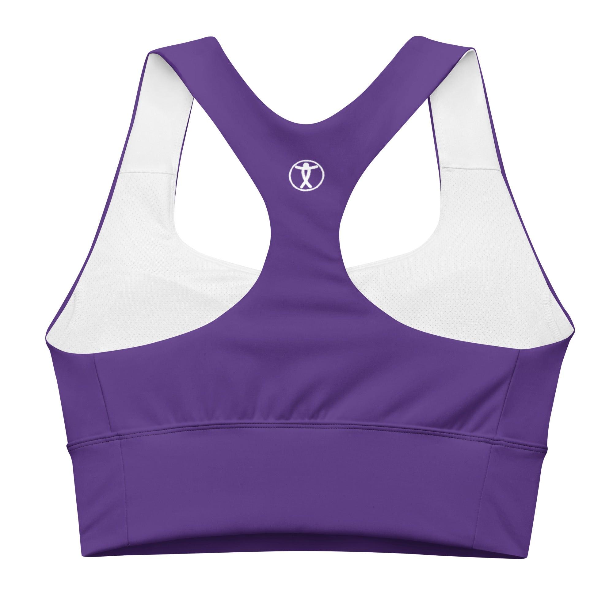 Indigo Longline sports bra - Funfitti Apparel